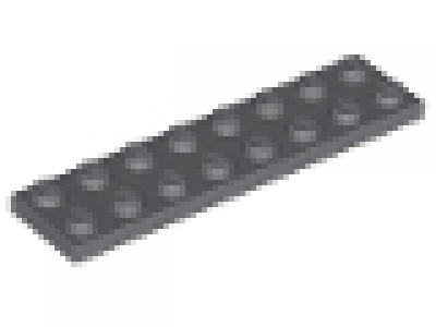 Lego Platten 2x8 neues dunkelgrau 3034