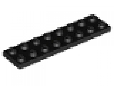 Lego Schnäppchen 20 x Platten 2x8 schwarz
