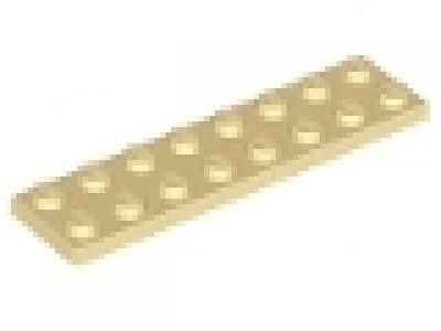 Lego Platten 2x8 tan / beige