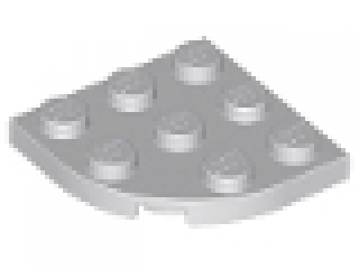 1/4 Kreisplatte 3x3x0.33 neues hellgrau 30357