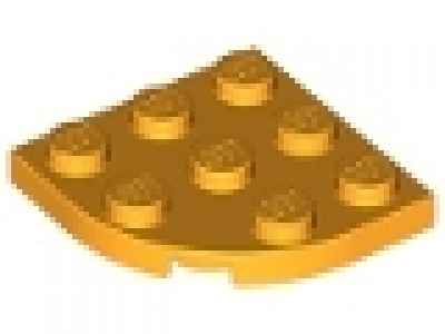 1/4 Kreisplatte 3x3x0.33 hellorange 30357