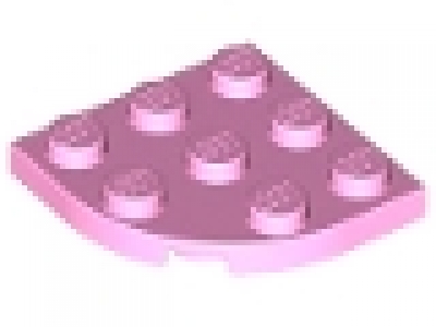 1/4 Kreisplatte 3x3x0.33 pink 30357