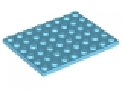 Platte 6x8 mittelazure