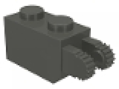 Lego Gelenk III (Mutter) 1x2x1 altes dunkelgrau