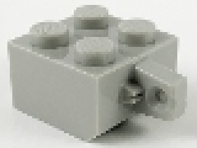 Lego Gelenkstein (Vater) 2x2x1 hellgrau