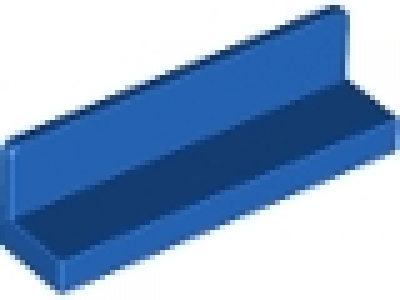 Winkelfliese Paneele 1 x 4  blau