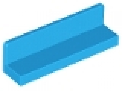 Winkelfliese Paneele 1 x 4 dunkelazure