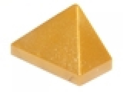 Dachfirstabschluss 45° 1x2 perl gold