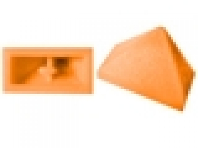 Dachfirstabschluss 45° 1x2 orange