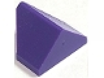 Dachfirst (inverses Ende) 45° 1x2 lila