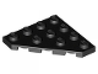 Diagonalplatte 4 x 4 schwarz 30503