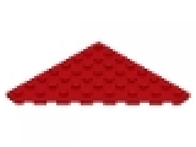 Diagonalplatte 8 x 8 rot