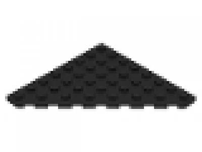Diagonalplatte 8x8 schwarz