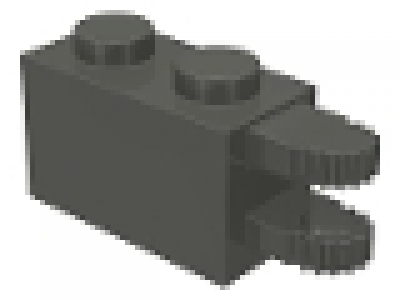 Lego Gelenkstein 1 x 2 x 1 ( Mutter) 30540 altes dunkelgrau