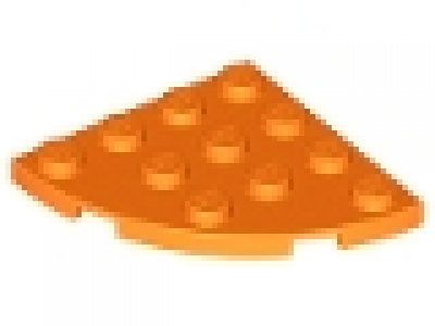 1/4 Kreisplatte 4 x 4 x 0,33 orange