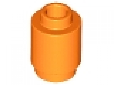Rundstein 1 x 1 orange 3062b