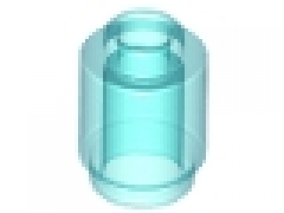 Rundstein 1 x 1 tr hellblau 3062b