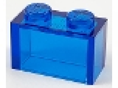 Stein 1x2 tr dunkelblau 3065