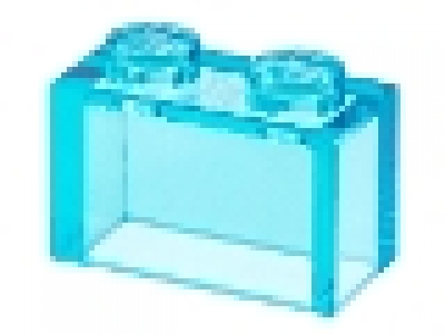 Stein 1x2 tr hellblau ( 3065 )