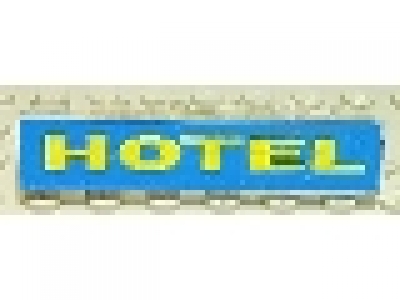 Lego Stein 1 x 6 Hotel tr klar 3067pb10