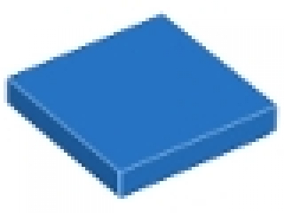 Lego Fliese 2 x 2 blau 3068, neu