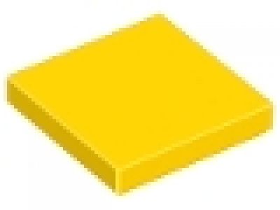 Lego Fliese 2 x 2 gelb 3068