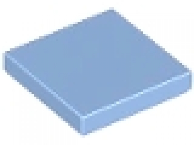 Lego Fliese 2 x 2 mittelblau 3068