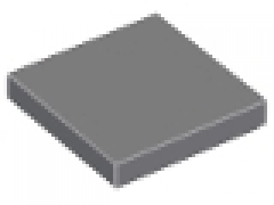 Lego Fliese 2 x 2 neues dunkelgrau 3068