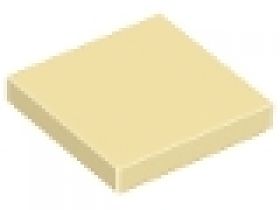 Lego Fliese 2 x 2 tan 3068