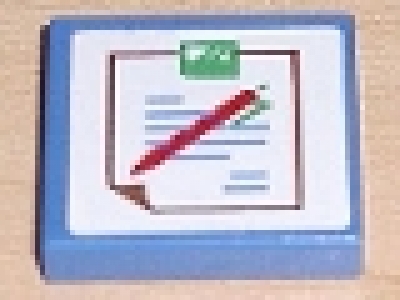 2 x 2 Fliese 3068pb0118 blau