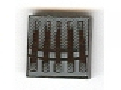 2 x 2 Fliese 3068pb0142 schwarz