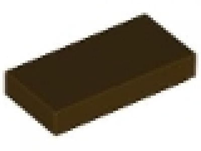 Fliese 1 x 2 dunkelbraun