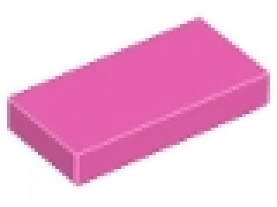 Lego Fliesen  3069 dunkelpink 1 x 2