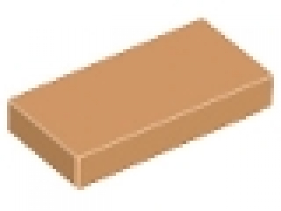 Fliese 1 x 2 nougat