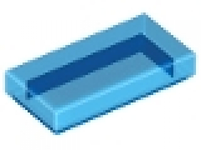Lego Fliesen 1 x 2 tr dunkelblau