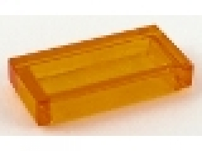 Lego Fliesen 1 x 2 tr  orange