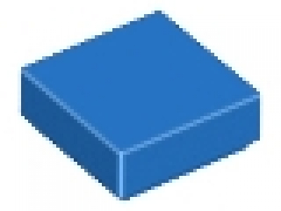 Lego Fliese 1 x 1 blau 3070, neu