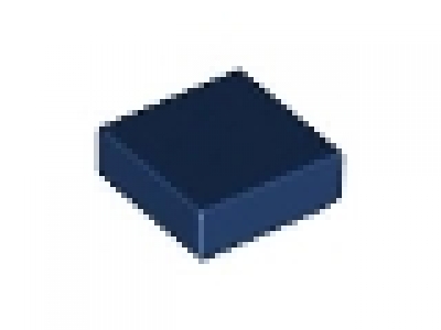 Lego Fliese 1 x 1 dunkelblau 3070b