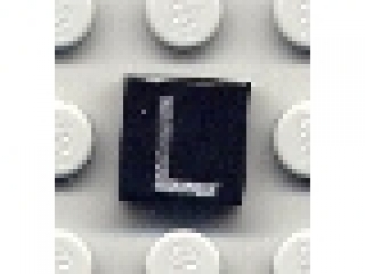 Fliese 1 x 1 Buchstabe L