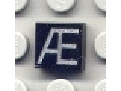 Fliese 1 x 1 Buchstabe AE