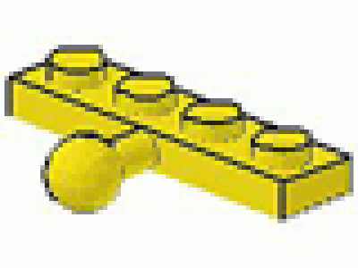 Vaterkupplung 3184 gelb  1 x 4