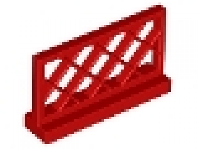 Zaun 1x4x2 rot