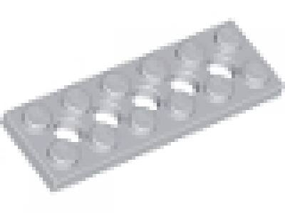 Lego Lochplatten 2x6 neues hellgrau neu