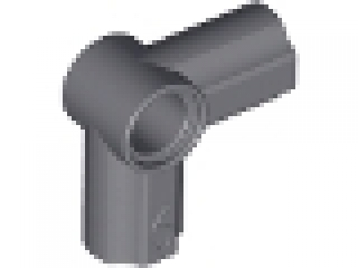 Lego Verbindung 6 neues dunkelgrau 90°