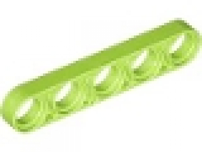 Lego Technic Liftarm  1x5x0,5 lime