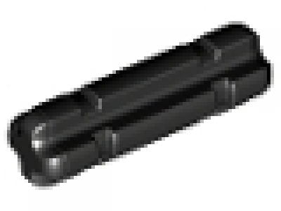 Lego Technic Achse 2 lang  mit Nut schwarz