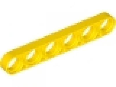 Lego Technic Liftarm  1x6x0,5 gelb, neu