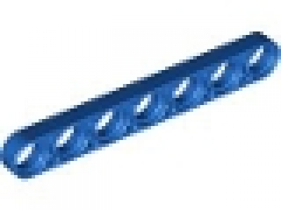 Lego Liftarm  1x7x0,5 blau