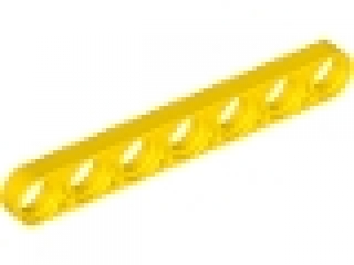 Lego Liftarm  1x7x0,5 gelb