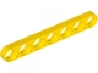 Lego Liftarm  1x7x0,5 gelb, neu